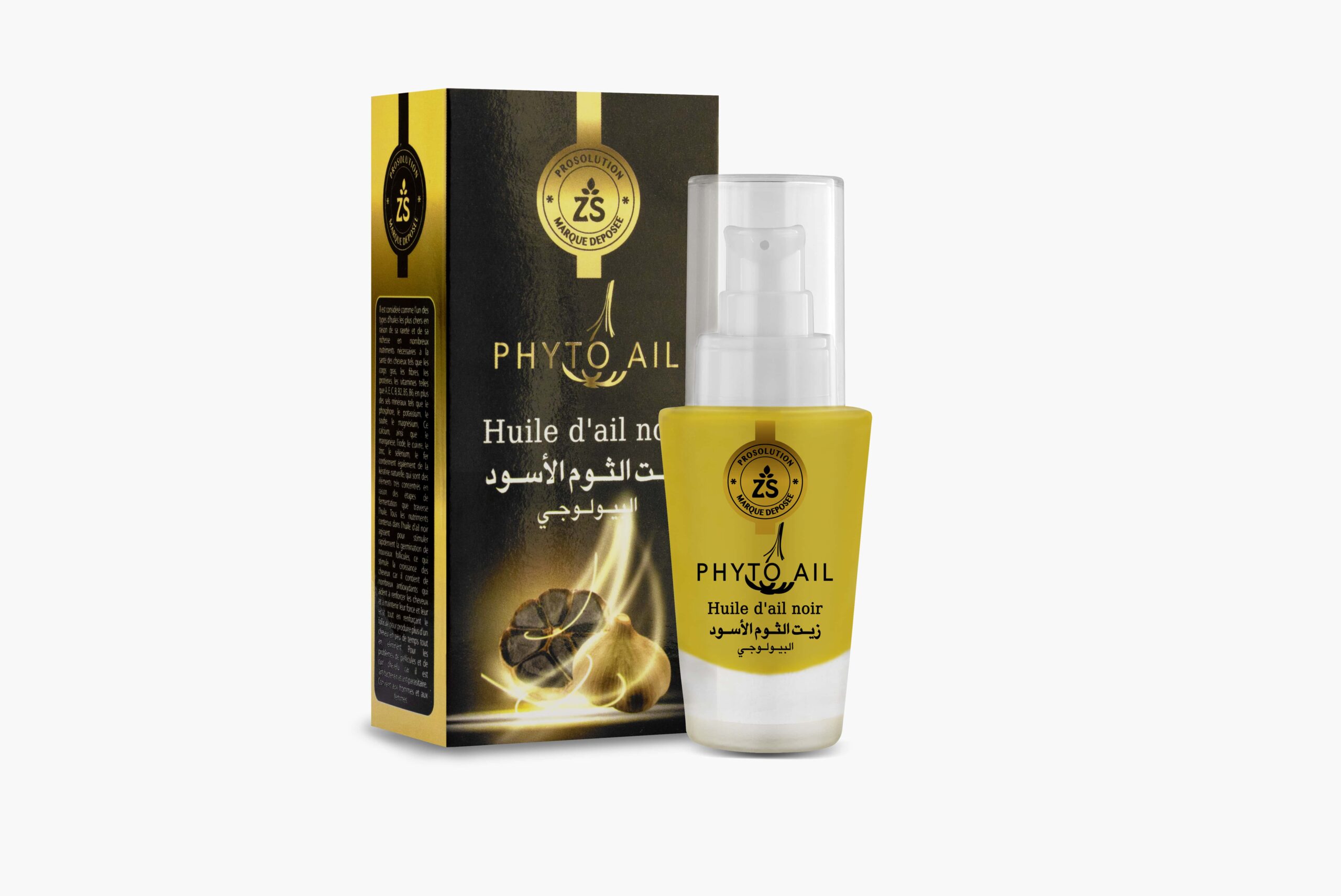 Soin Capillaire d'Ail Noir